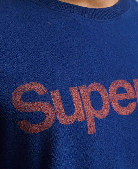 Vintage Classic T-Shirt-Blue - Superdry Singapore
