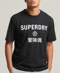 Code Core Sport Tee-Black - Superdry Singapore
