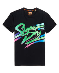 Acid Graphic Mid Weight Oversized Tee - Superdry Singapore
