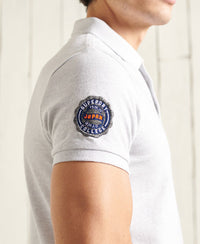 Classic Superstate Polo Shirt - Light Grey - Superdry Singapore