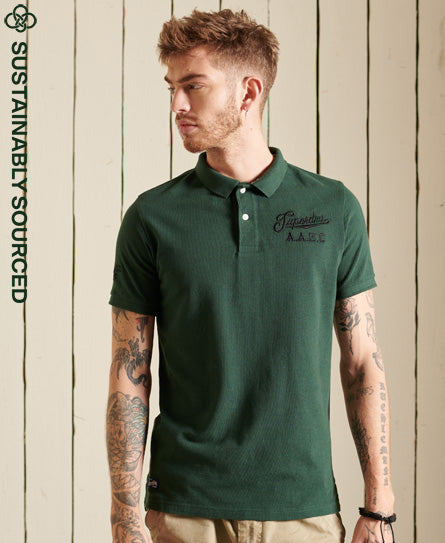 Superstate Polo-Jungle Green - Superdry Singapore
