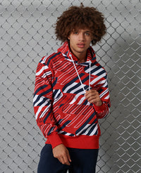 Sportstyle Graphic Hoodie-Red - Superdry Singapore