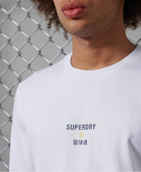 Sportstyle Graphic Long Sleeved Top-White - Superdry Singapore