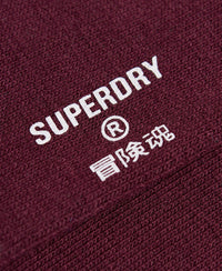 Casual Rib Socks-Red - Superdry Singapore