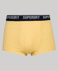 Organic Cotton Trunk Multi Double Pack - Yellow/Grey - Superdry Singapore