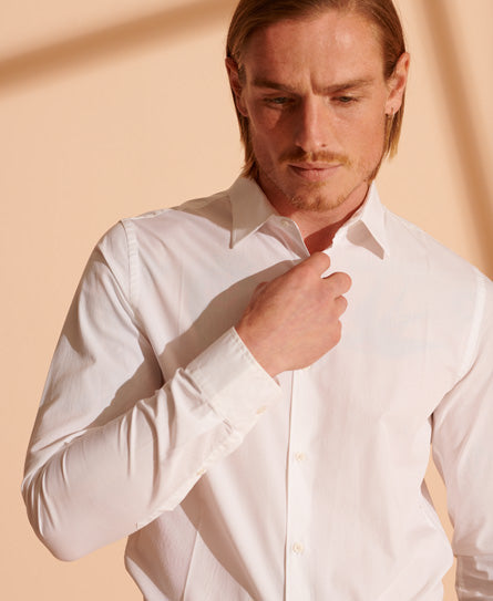 Modern Tailors Shirt-White - Superdry Singapore