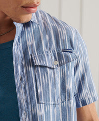 Short Sleeve Denim Loom Shirt - None - Superdry Singapore