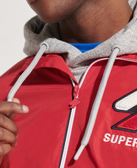 Track Cagoule Jacket - Red - Superdry Singapore