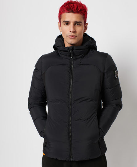 Expedition Down SD-Windbreaker Jacket - Black - Superdry Singapore