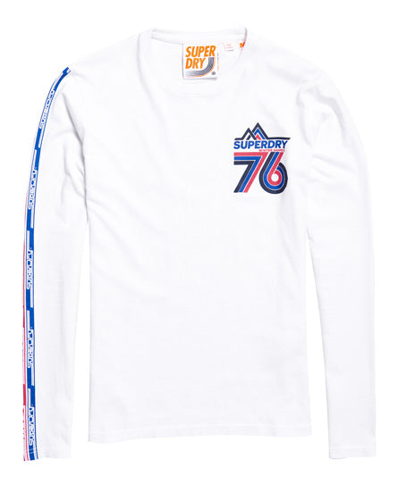 Downhill Racer Tee - White - Superdry Singapore