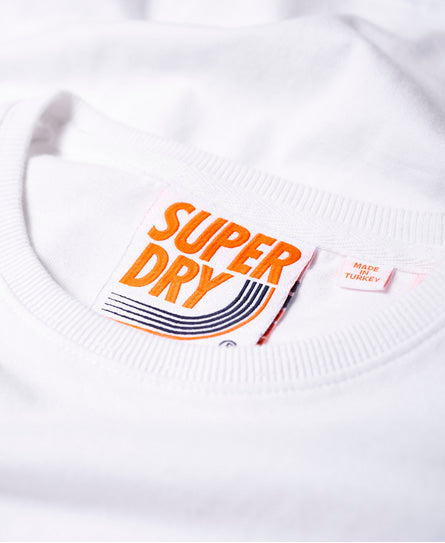 Downhill Racer Tee - White - Superdry Singapore