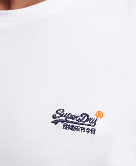 Organic Cotton Vintage Embroidered Top - White - Superdry Singapore