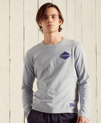 Heritage Mountain Long Sleeved Top - Grey - Superdry Singapore