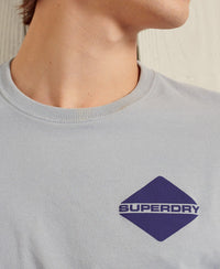 Heritage Mountain Long Sleeved Top - Grey - Superdry Singapore