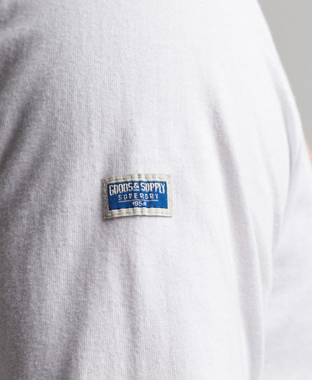 Vintage Logo American Classic Top - White - Superdry Singapore