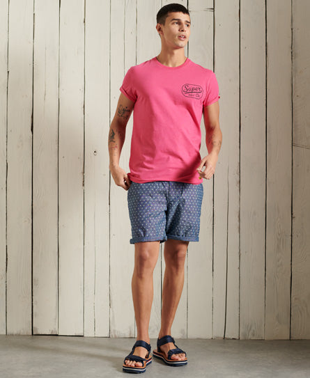 Sunscorched Chino Shorts - Dark Blue - Superdry Singapore