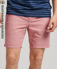 Organic Cotton Vintage Overdyed Shorts - Desert Sand - Superdry Singapore