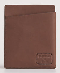 Nyc Leather Passport Holder - Brown - Superdry Singapore