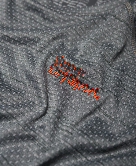 Active Microvent L/S Tee - Grey - Superdry Singapore