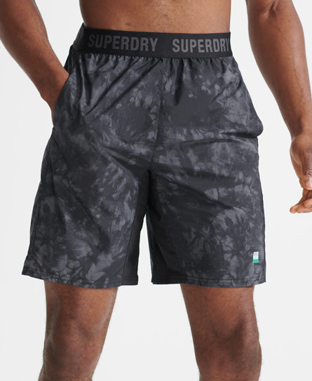 Run Track Shorts - Black - Superdry Singapore