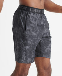 Run Track Shorts - Black - Superdry Singapore