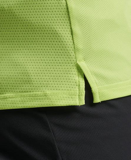 Run Vest - Lime Yellow - Superdry Singapore