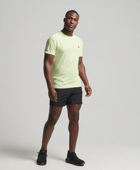 Train Active Short Sleeve T-Shirt - Lime Yellow - Superdry Singapore