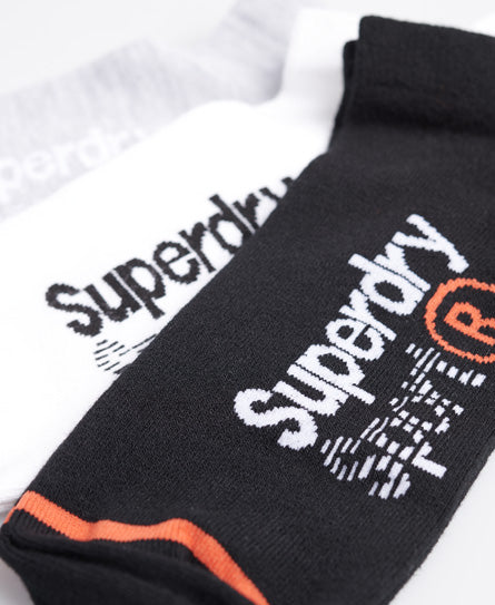 Cool Max Ankle Sock Mono Multipack - Superdry Singapore