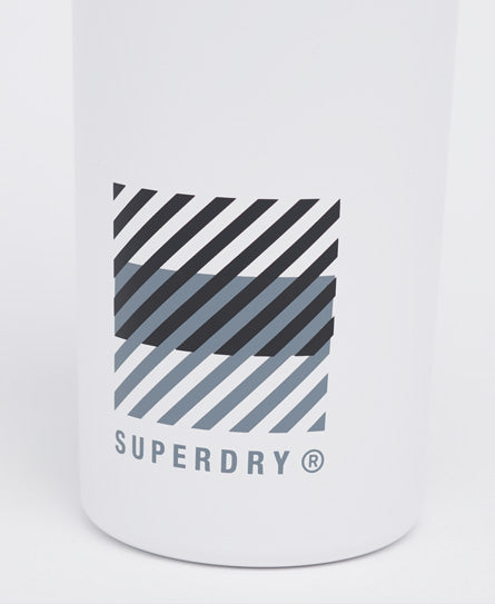 Training Steel Bottle - White - Superdry Singapore