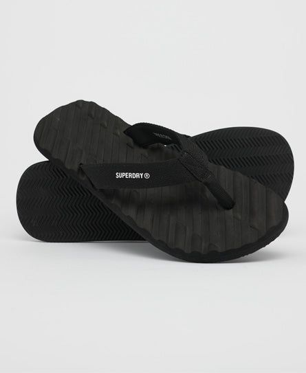Swim Flip Flops - Black - Superdry Singapore