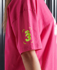 Super 5 Deconstruct T-Shirt-Pink - Superdry Singapore
