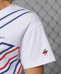 Sportstyle T-Shirt-White - Superdry Singapore