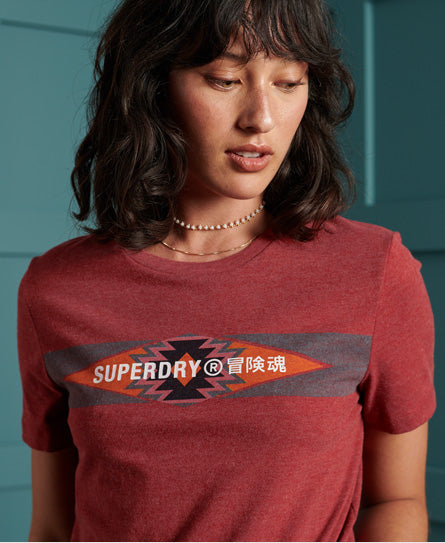 Vintage Casual T-Shirt-Red - Superdry Singapore
