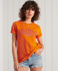 Collegiate Cali State T-Shirt - Orange - Superdry Singapore