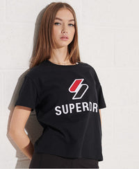 Sportstyle Classic T-Shirt - Black - Superdry Singapore