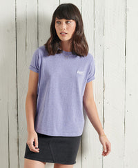 Organic Cotton Classic T-Shirt - Purple - Superdry Singapore
