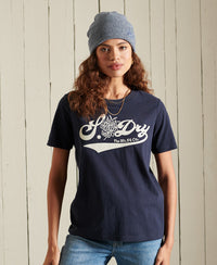 Pride In Craft T-Shirt - Navy - Superdry Singapore