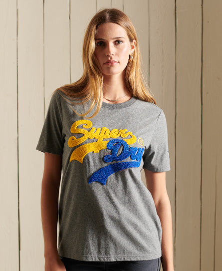 Vl Source Tee-Rich Charcoal Marl - Superdry Singapore