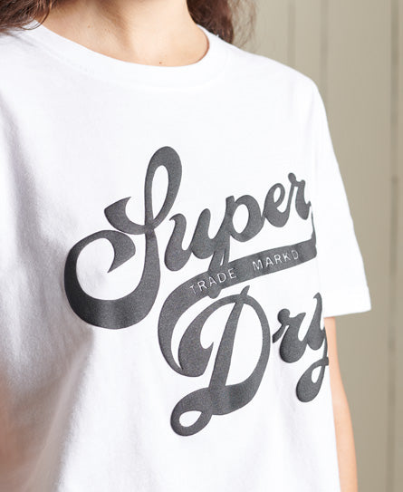 Black Out T-Shirt - White - Superdry Singapore