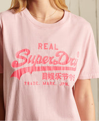 Vl Ac Tee-Soft Pink - Superdry Singapore