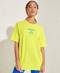 Corporate Logo Brights Tee - Yellow - Superdry Singapore