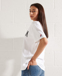 City College T-Shirt - White - Superdry Singapore
