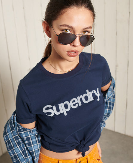 Cl Tee-Nautical Navy - Superdry Singapore