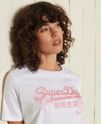 Organic Cotton CNY Graphic T-Shirt - White - Superdry Singapore