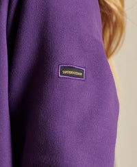 Vintage Logo Tonal Crew Sweatshirt-Purple - Superdry Singapore