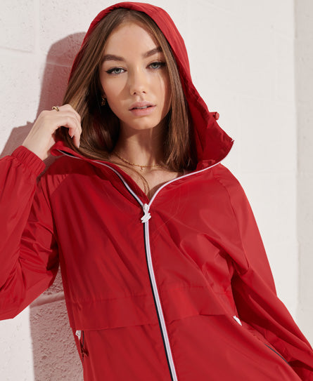 Sportstyle Cagoule Jacket - Red - Superdry Singapore