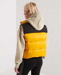 Expedition Down Padded Gilet - Yellow - Superdry Singapore