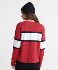 Macy Panelled Graphic Top - Superdry Singapore