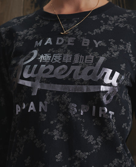 Black Out Long Sleeved Top-Black - Superdry Singapore