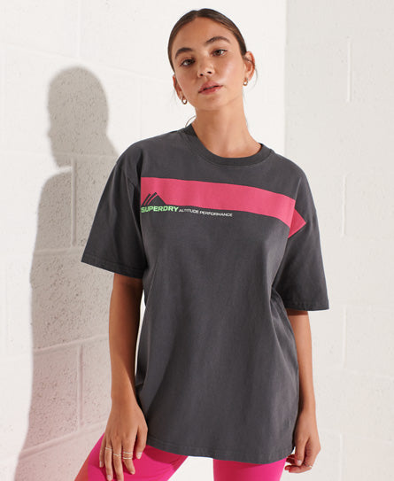 Mountain Sport Nrg Tee-Charcoal - Superdry Singapore